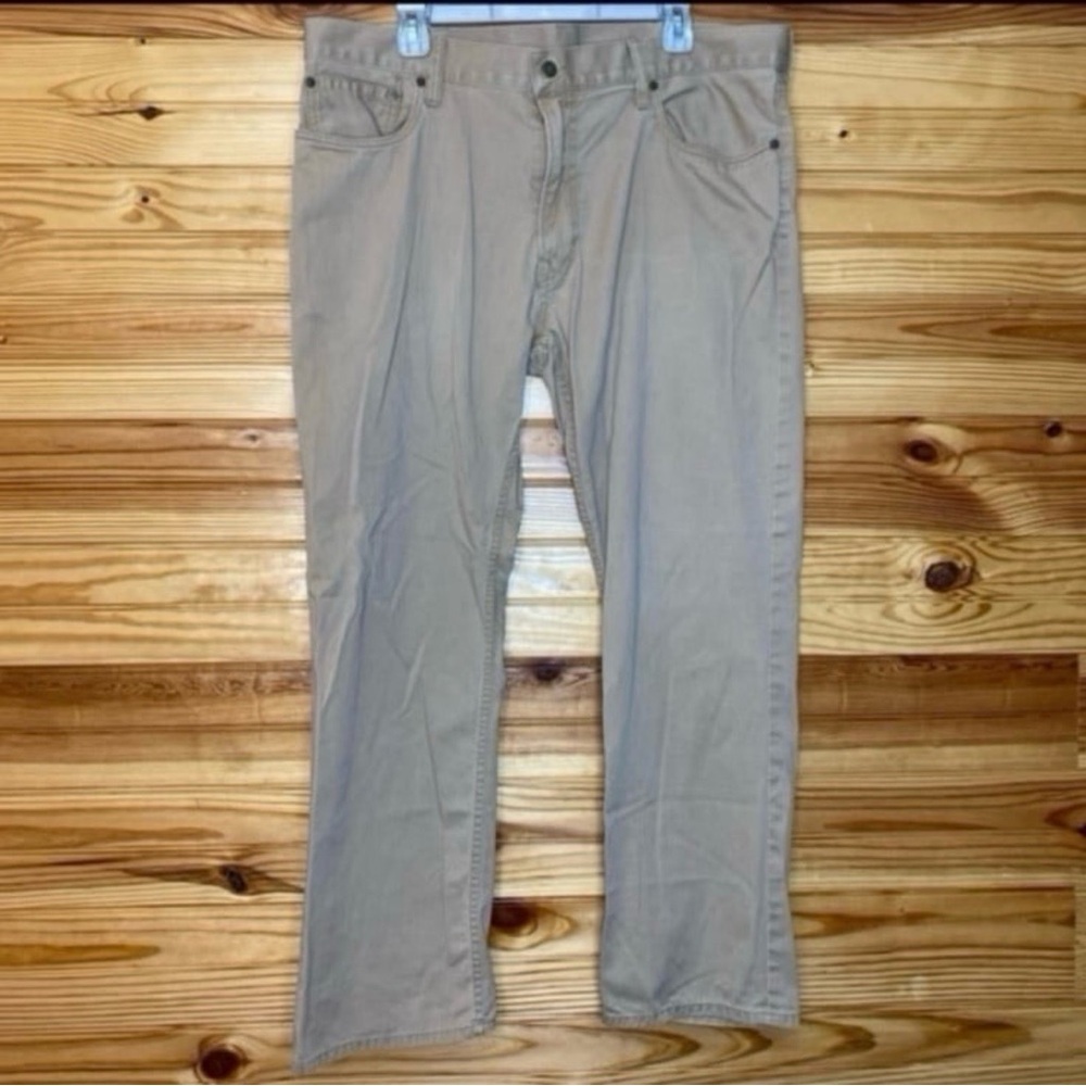 Polo Ralph Lauren Pants Mens 38x30 Tan Stretch Straight Fit Chino Casual khaki